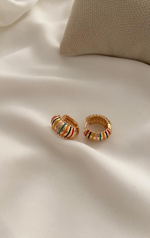 گوشواره میناکاری پالت