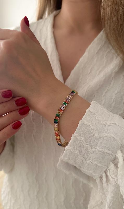 دستبند مولتی کالر rainbow 🌈 