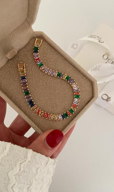 دستبند مولتی کالر rainbow 🌈 
