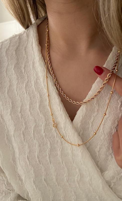 گردنبند گوی ماری / 60cm
