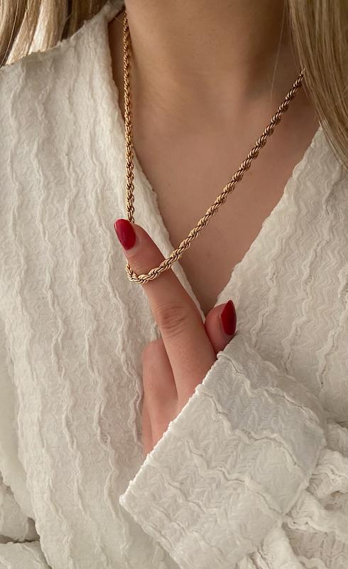 گردنبند طنابی 4ml