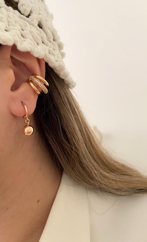 گوشواره گوی ساده / Medium 
