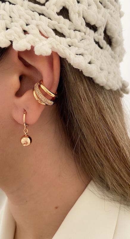 گوشواره گوی ساده / Medium 