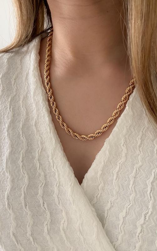گردنبند طنابی ضخیم