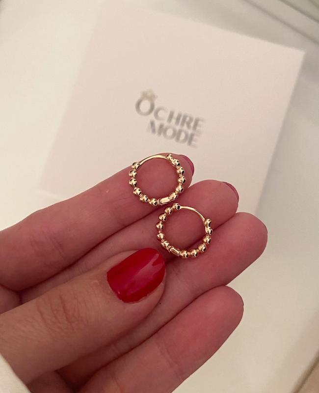 گوشواره حلقه‌ای گوی