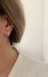 گوشواره حلقه ساده بیضی