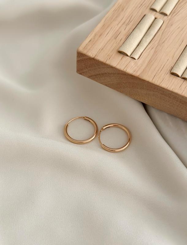 گوشواره حلقه ای قطر 1/5 سانتیمتر