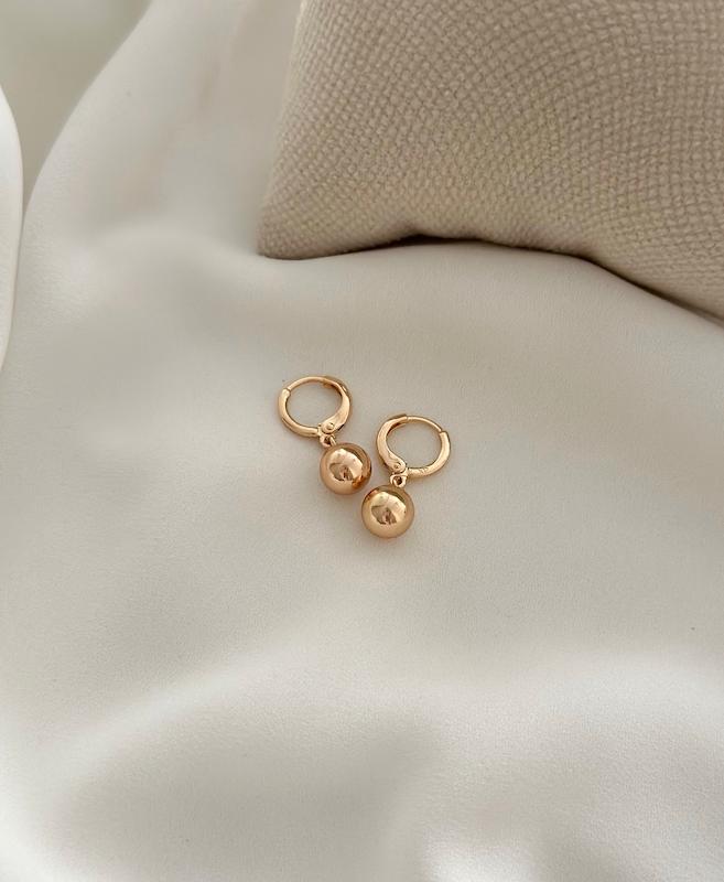 گوشواره گوی حلقه ای / متوسط