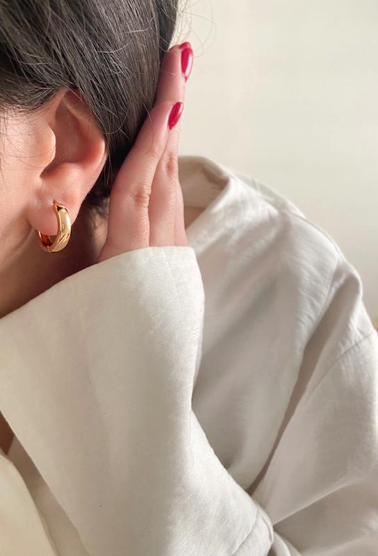 گوشواره حلقه ای ساده