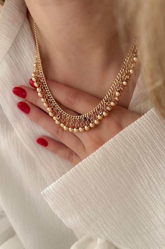 گردنبند آبشاری گوی