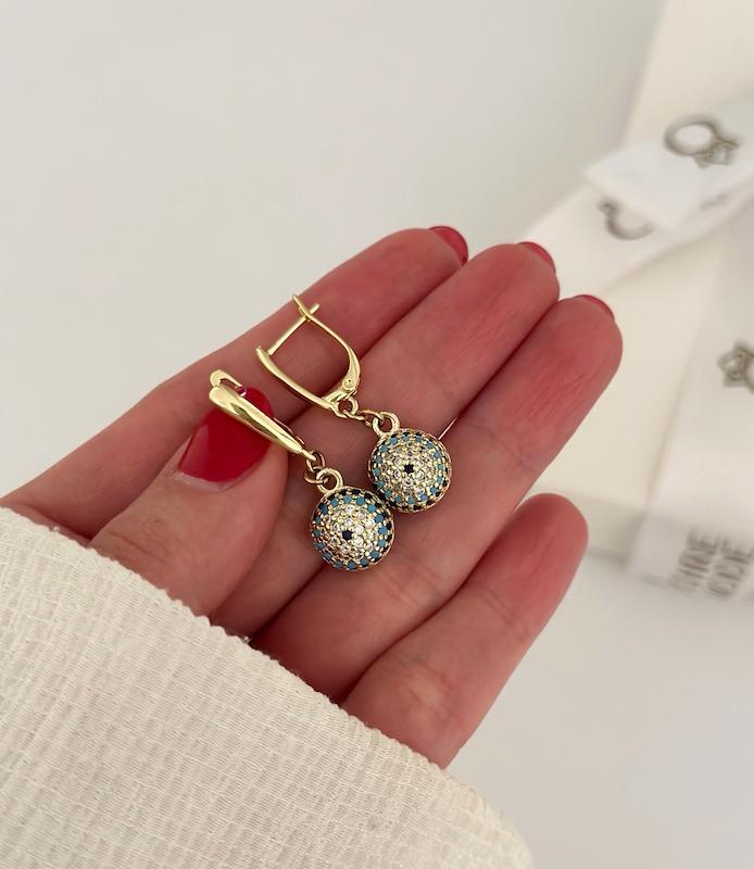 گوشواره چشم آبی