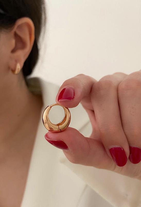 گوشواره حلقه ای ساده
