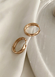 گوشواره حلقه ای ساده متوسط
