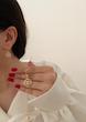 گردنبند چشم آبی زنجیر گوی