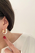 گوشواره مروارید حلقه ای