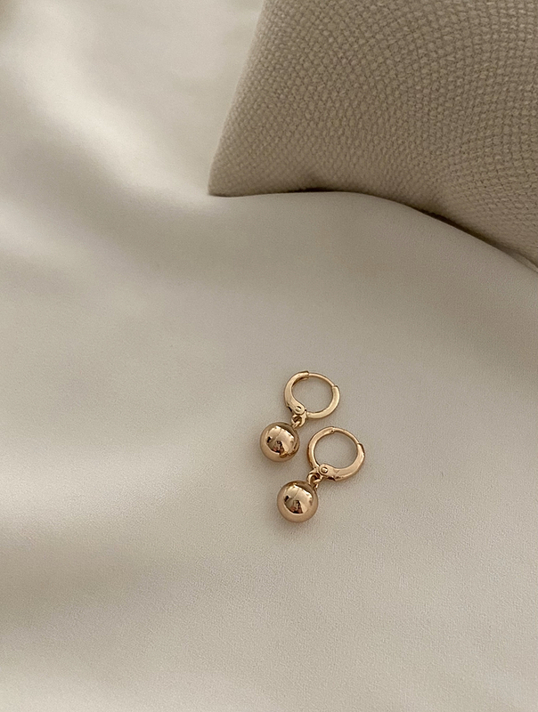 گوشواره گوی ساده