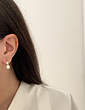 گوشواره مروارید پرورشی میخی