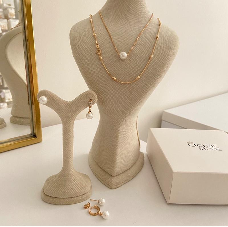 گردنبند مروارید ساده