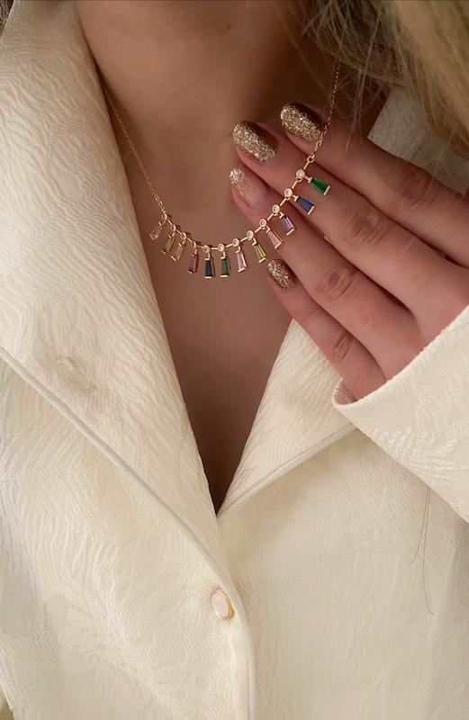 گردنبند رنگی مسیکا