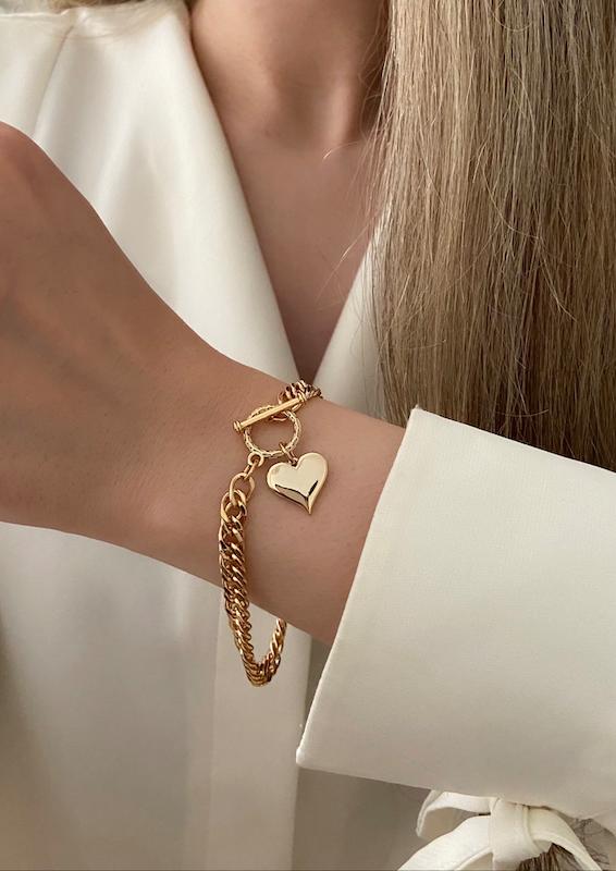 دستبند کارتیه قلب