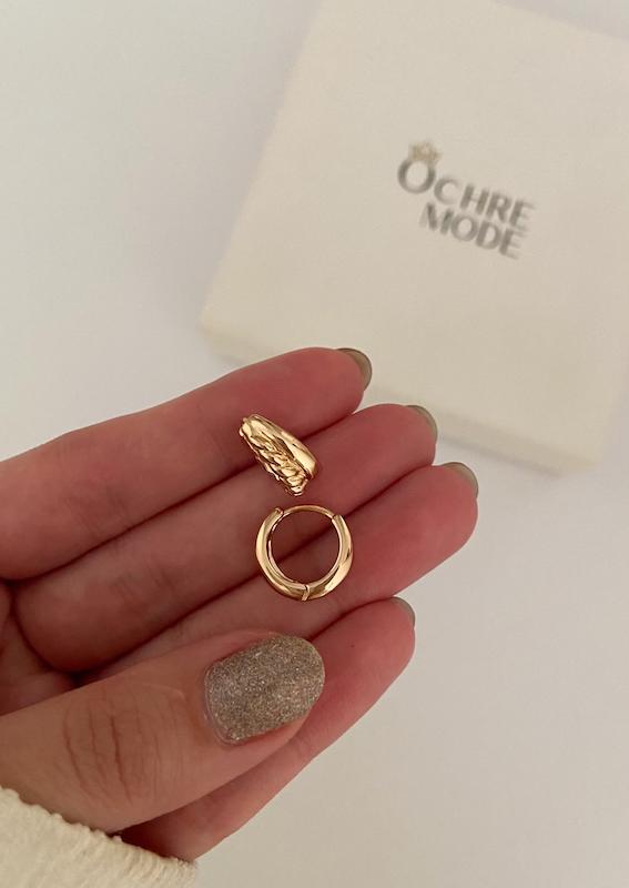 گوشواره پیچ و حلقه
