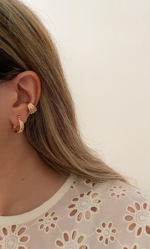 گوشواره حلقه ای موج