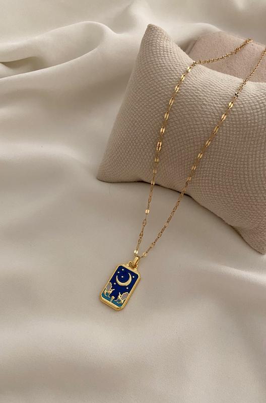 گردنبند کارت ماه شب