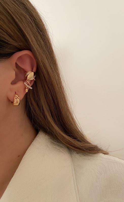 گوشواره حلقه ای ساده هندسی