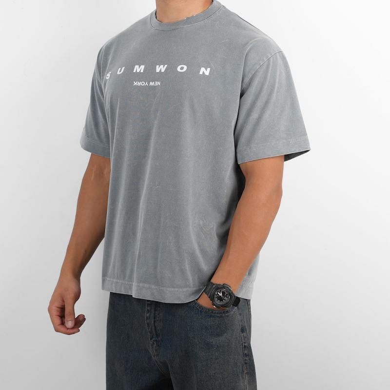 تیشرت پنبه ای اورسایز طرحدار کد 100337