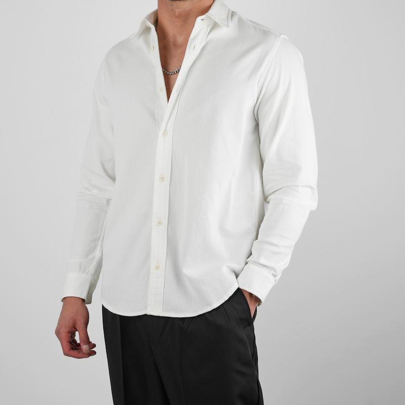 پیراهن آستین بلند اورسایز بیسیک کد 100342