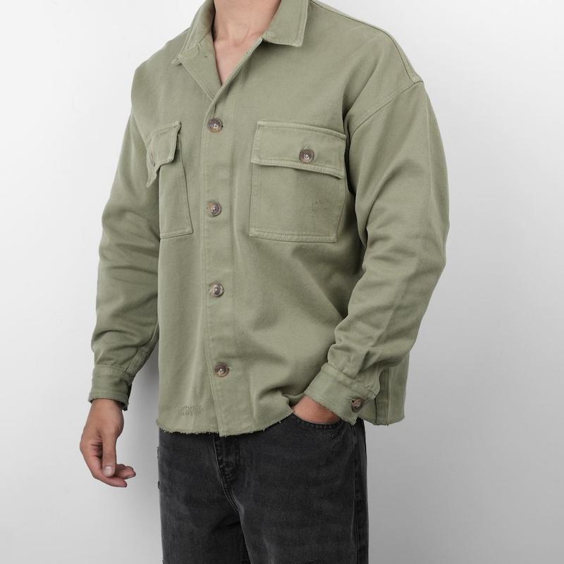 ژاکت مردانه کتان رگولار فیت کبریتی کد 5000515