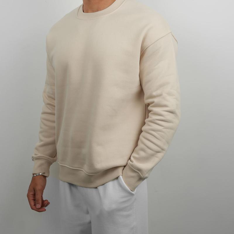 سوییت شرت مردانه دورس رگولار فیت ساده کد 100550