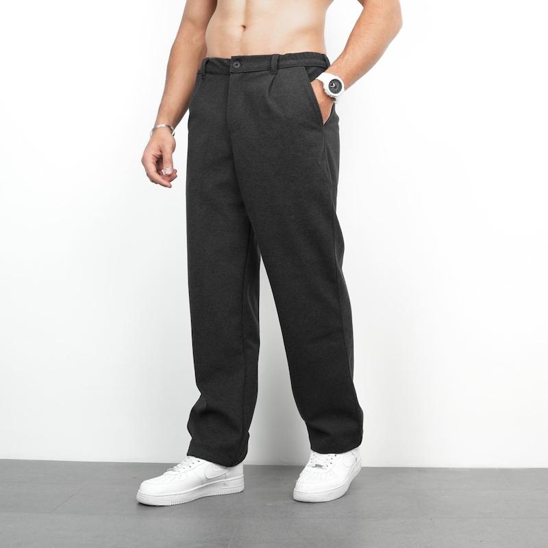 شلوار مردانه رگولار فیت پیله دار موهر کد 200202