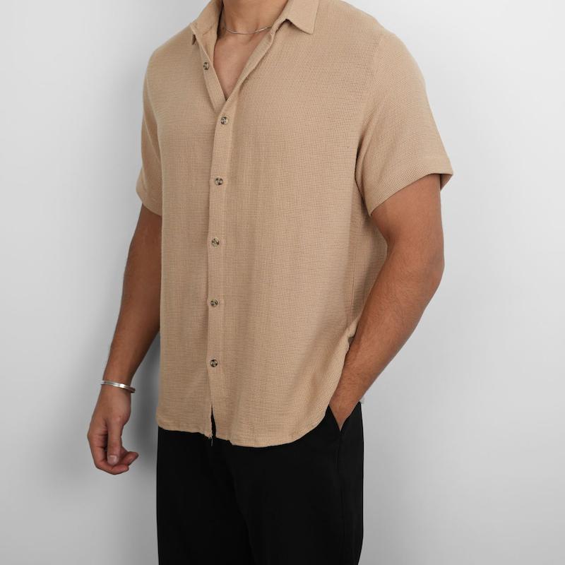 پیراهن مردانه استین کوتاه کد 900020