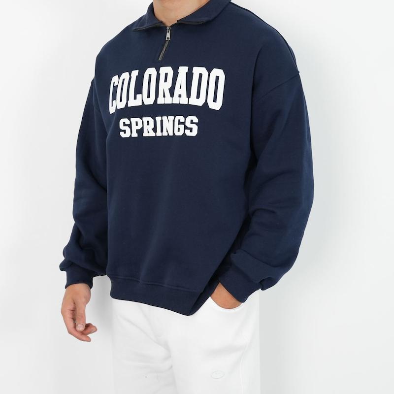 پولوشرت مردانه دورس نیم زیپ اورسایز کد 100571