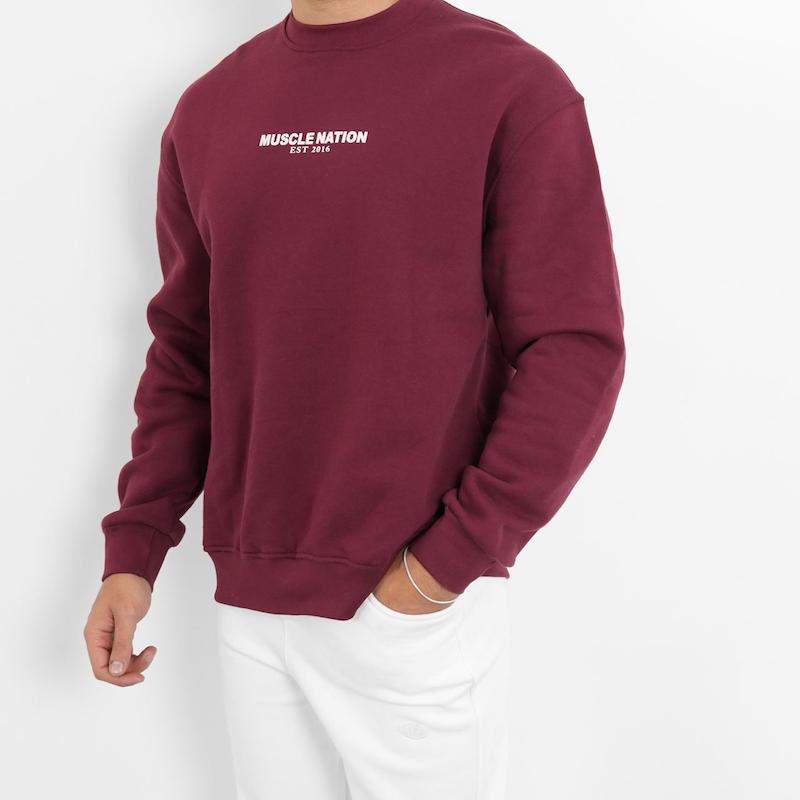 سوییتشرت مردانه دورس اورسایز کد 100576