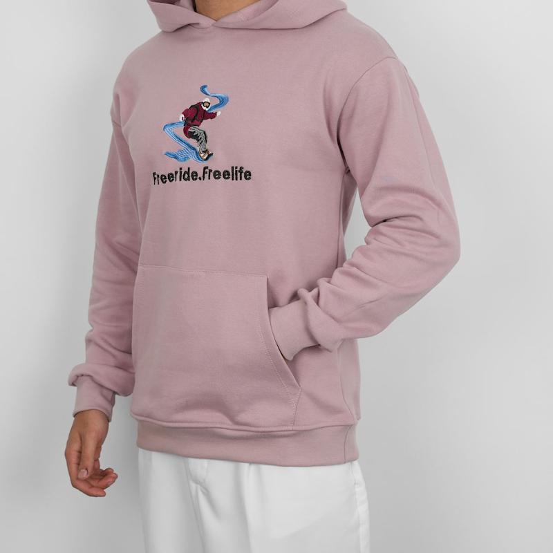 هودی مردانه دورس رگولار فیت گلدوزی کد 100587