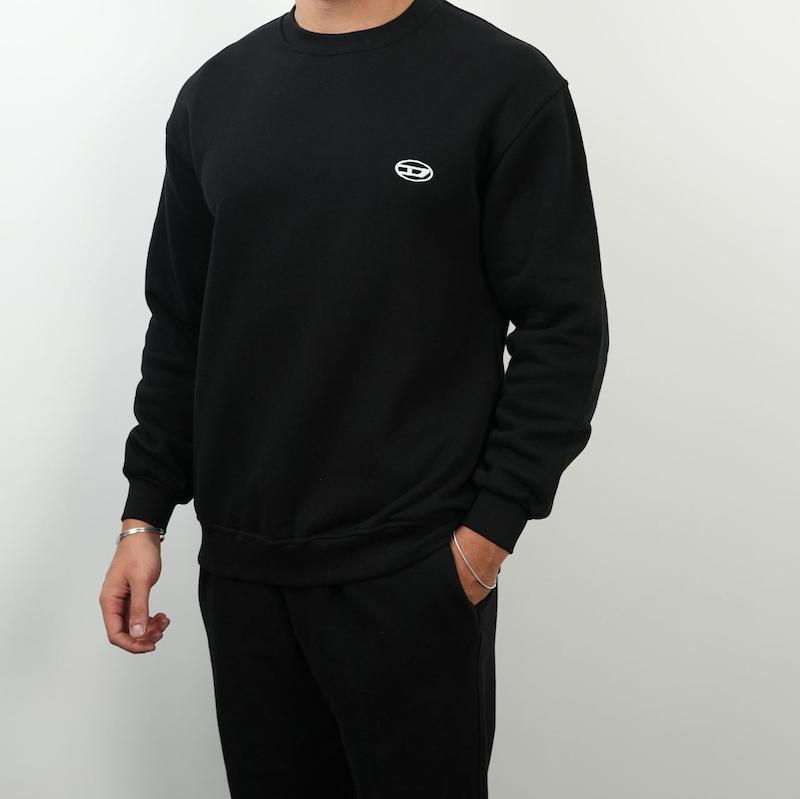 سوییت شرت مردانه دورس رگولار فیت گلدوزی کد 100595