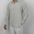 پیراهن مردانه سیسیل آستین بلند ساده کد 100613