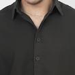 پیراهن مردانه کتان باکسی ساده کد 100617