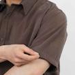 پیراهن مردانه تنسل آستین کوتاه ساده کد 100686