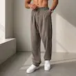 شلوار مردانه سیلک نیم بگ ساده کد 200268