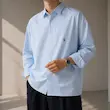 پیراهن مردانه باکسی ساده کد 100780