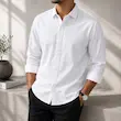 پیراهن مردانه سیلک رگولار فیت ساده کد 100783