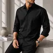 پیراهن مردانه سیلک رگولار فیت ساده کد 100783
