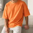 تیشرت مردانه  پنبه اورسایز ساده کد 100693