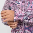 جکت پشمی پارچه طرح دار کد 100800