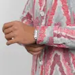 جکت پشمی پارچه طرح دار کد 100801