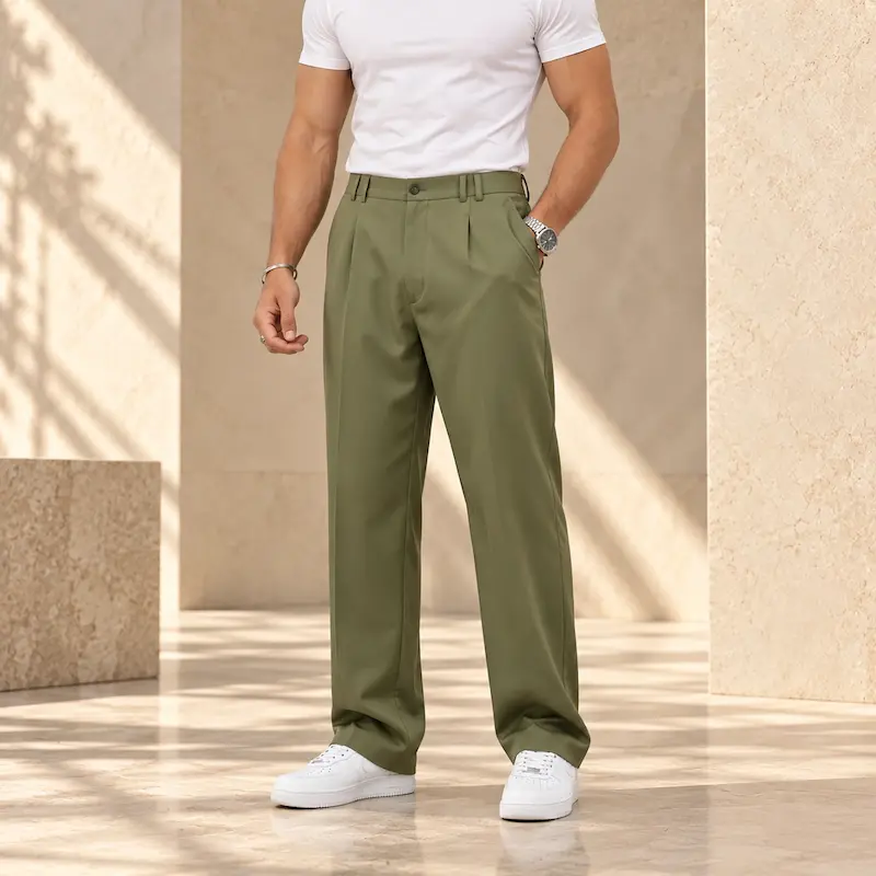 شلوار پارچه ای رگولار فیت 200186