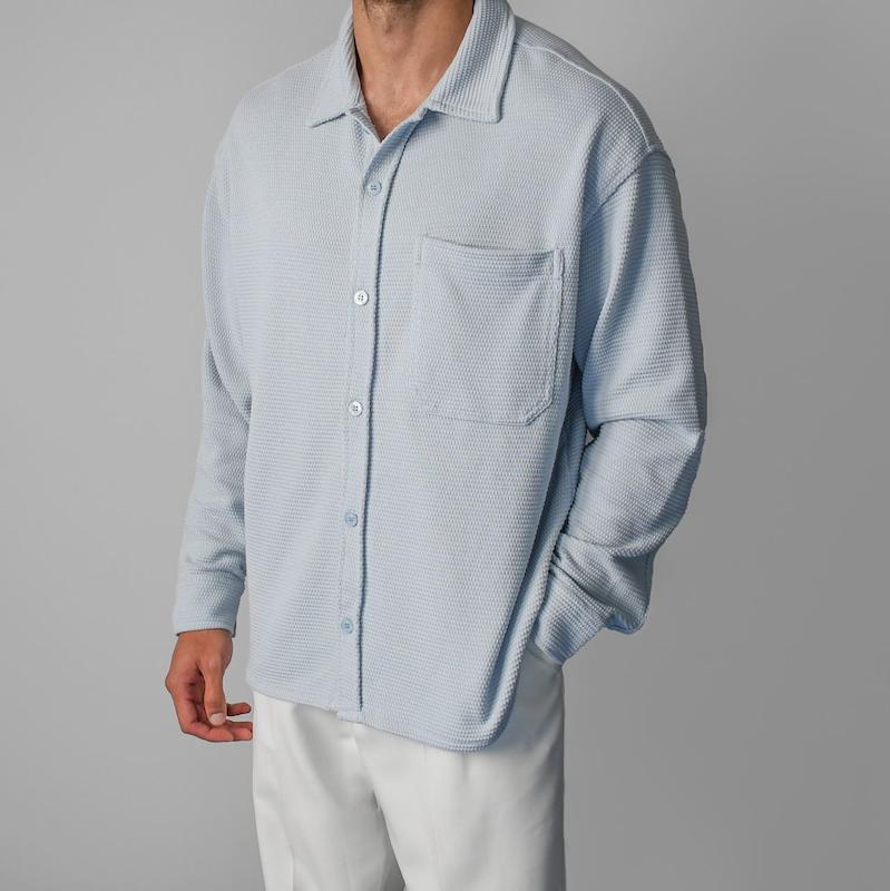 پیراهن پارچه بیسکوئیتی اورسایز هنگر کد 100157